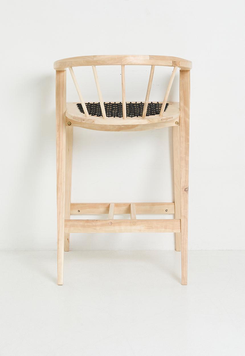 Homewood - Nia Barstool - Natural & Black