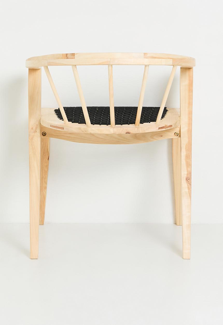 Homewood - Nia Dining Chair - Natural & Black
