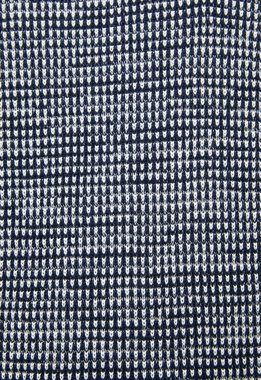 POLO - Atticus Ls Textured Crew Longs  Knitwear - Navy