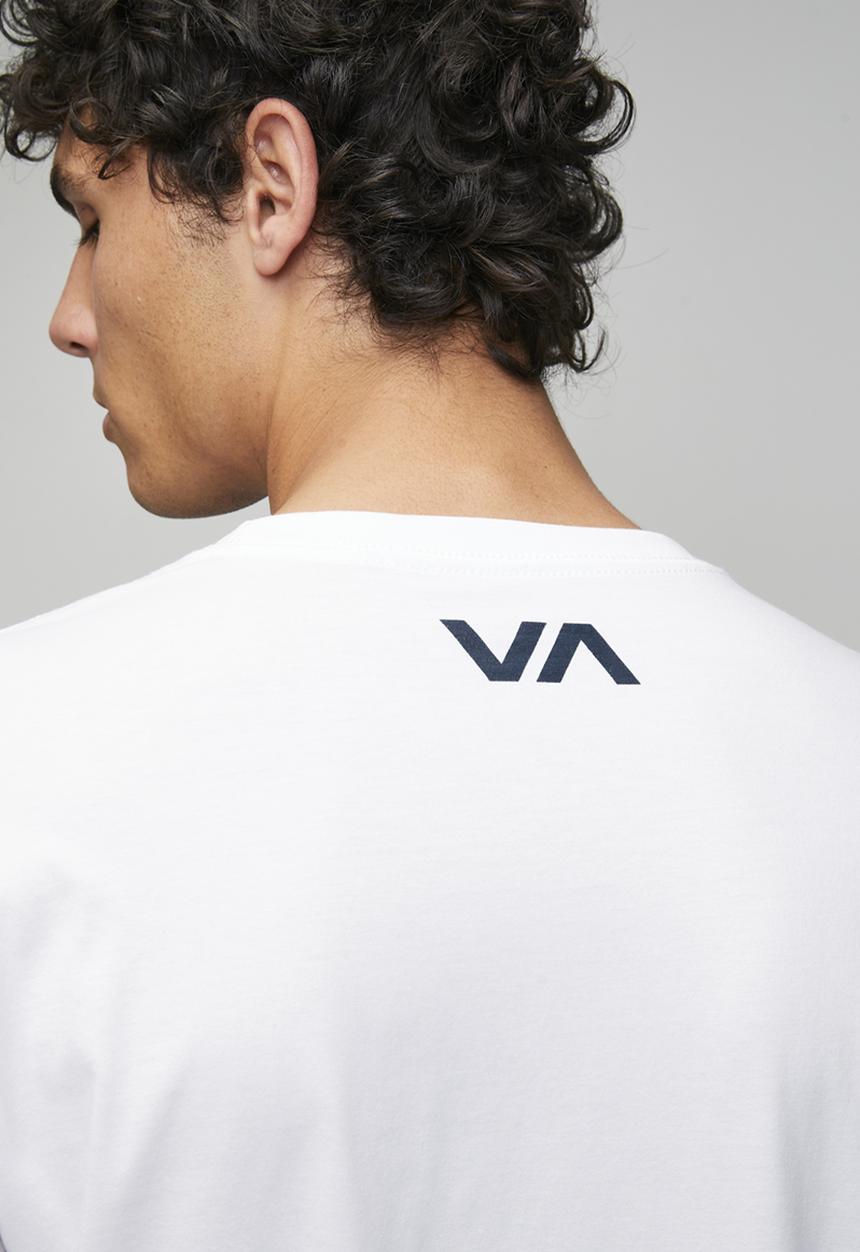 RVCA - Va Blur Long sleeve Tee - White