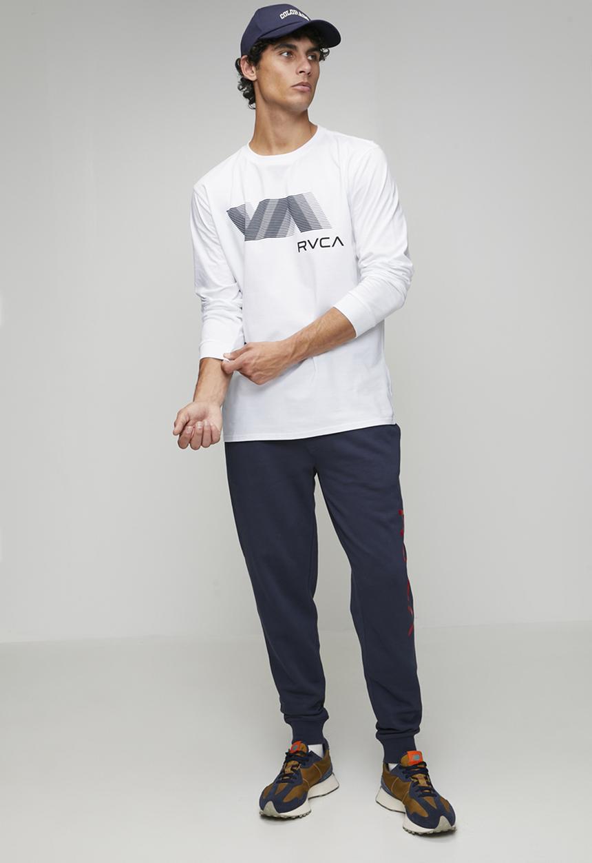 RVCA - Va Blur Long sleeve Tee - White