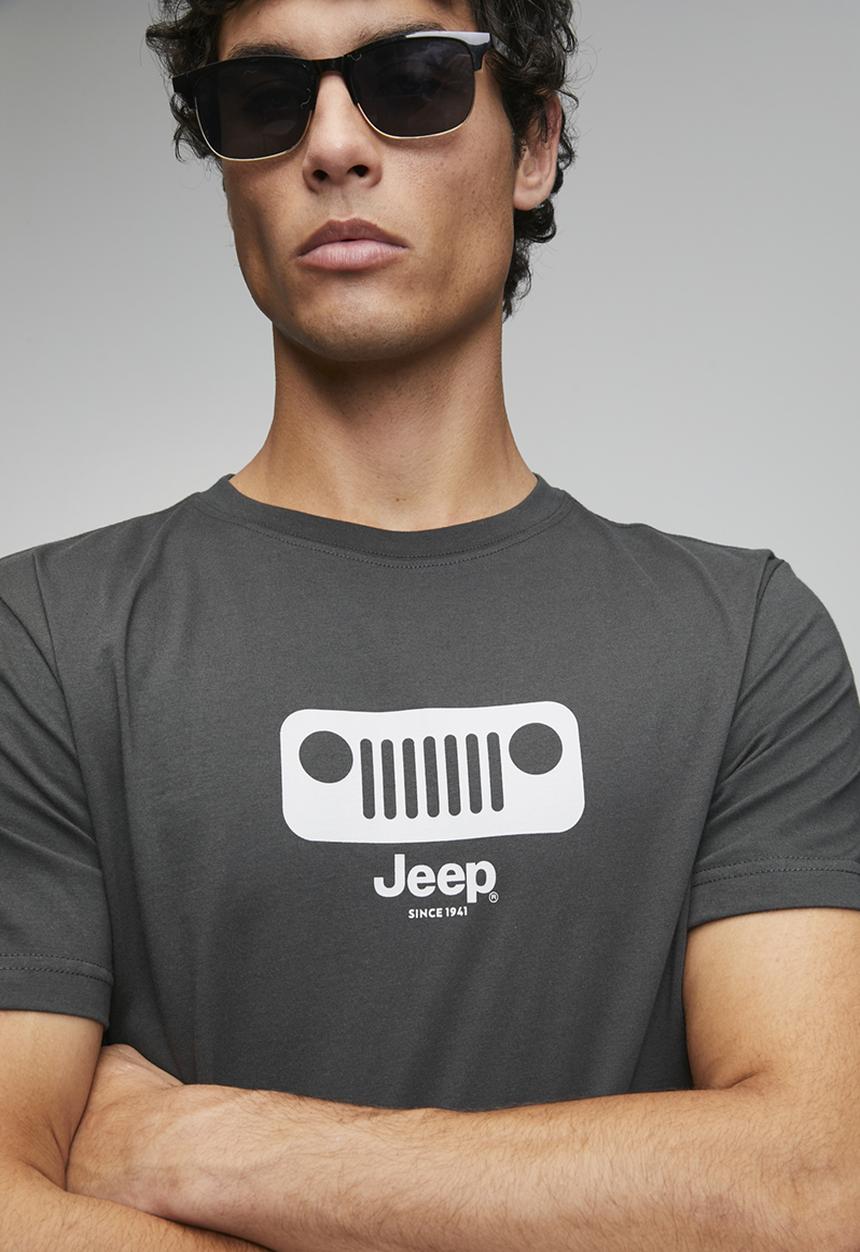 JEEP - Core Logo Grill Tee - Grey