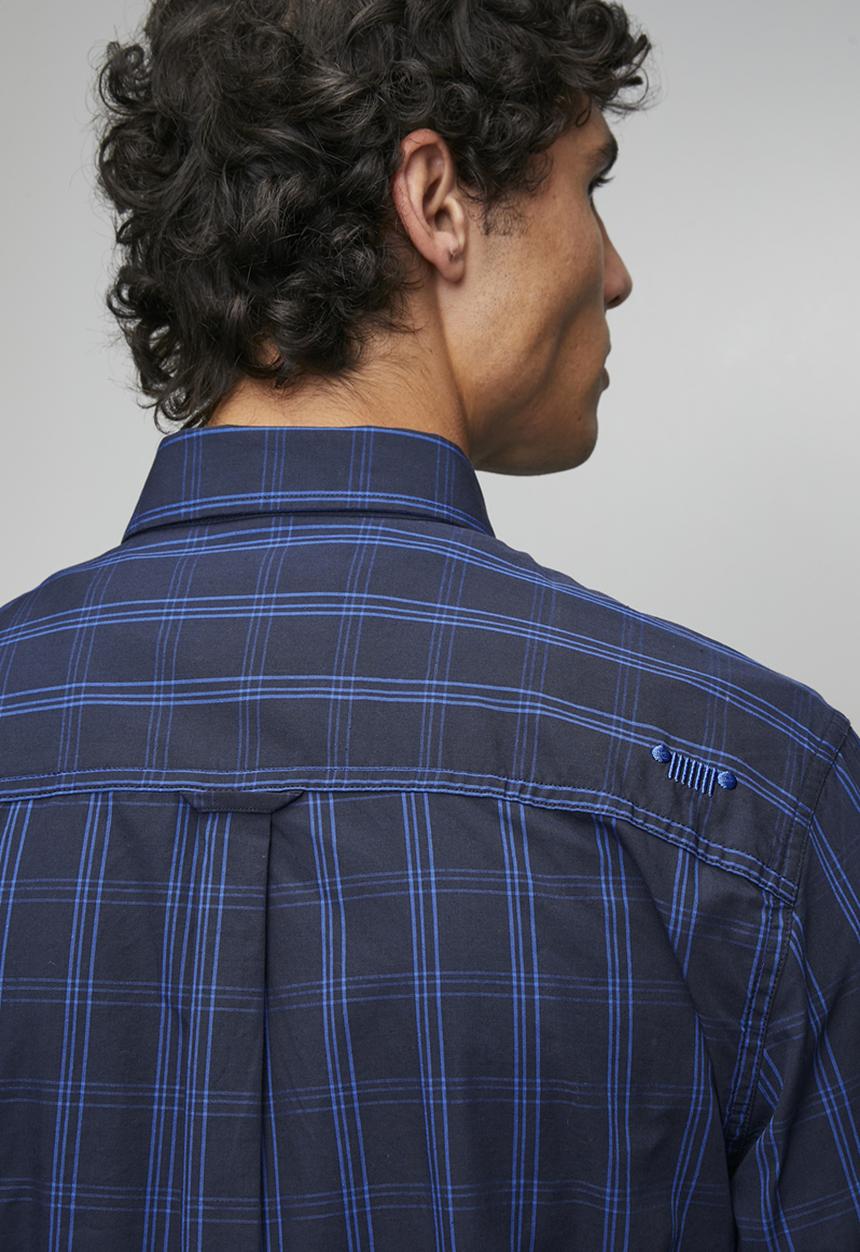JEEP - Yarndye Check Shirt - Blue