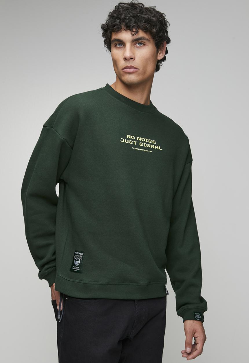 FP43 by S.P.C.C - S1GN4L Sweat  - Dark Green