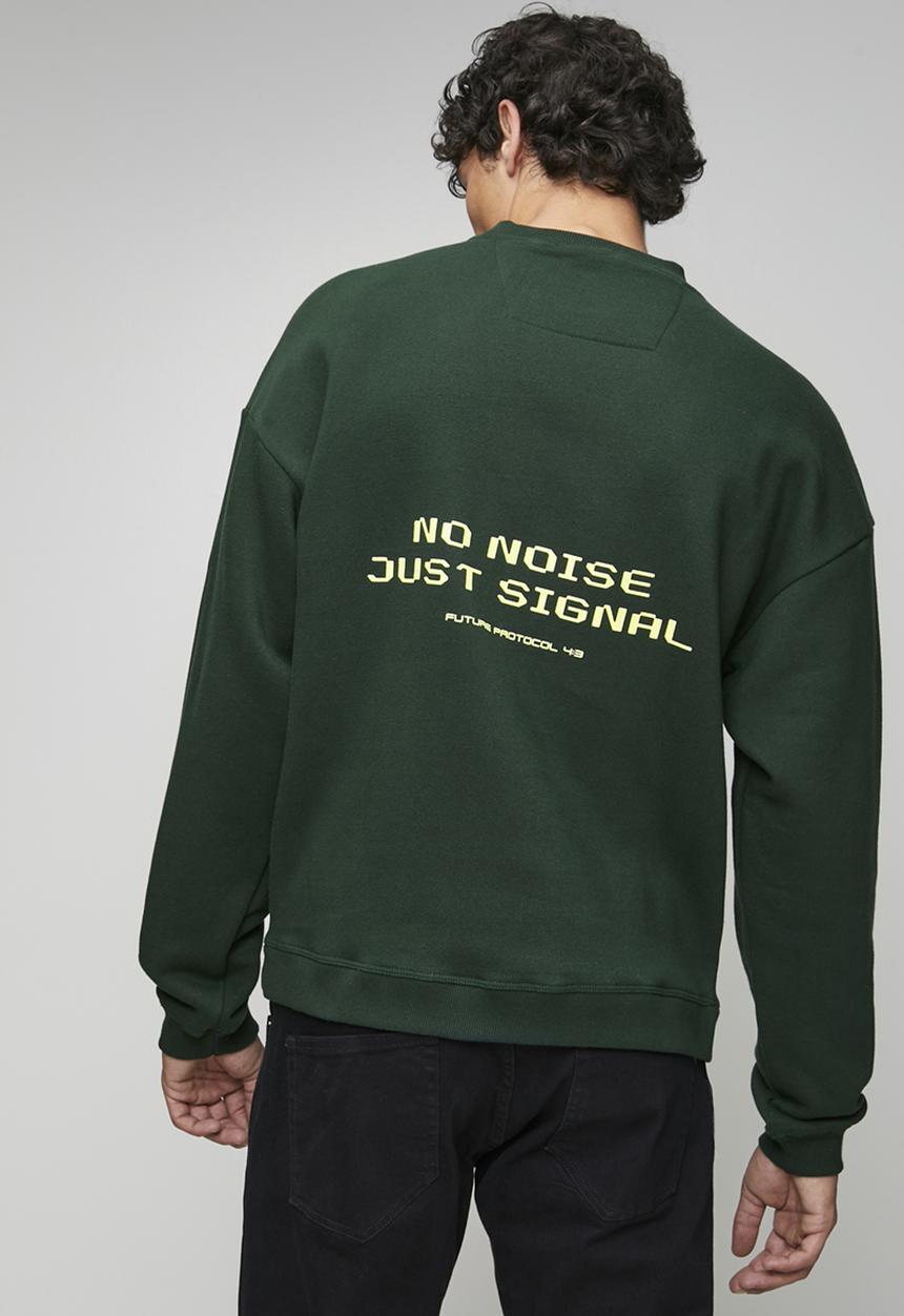 FP43 by S.P.C.C - S1GN4L Sweat  - Dark Green