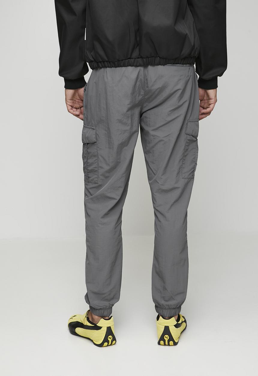Brave Soul - Taslan Cargo Cuff Pant - Mid Grey