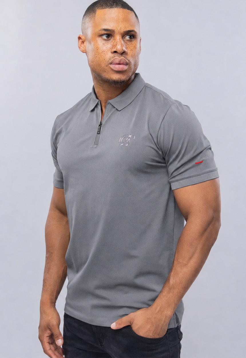 Bogart Man - Bogart casual cool golfer polo - grey