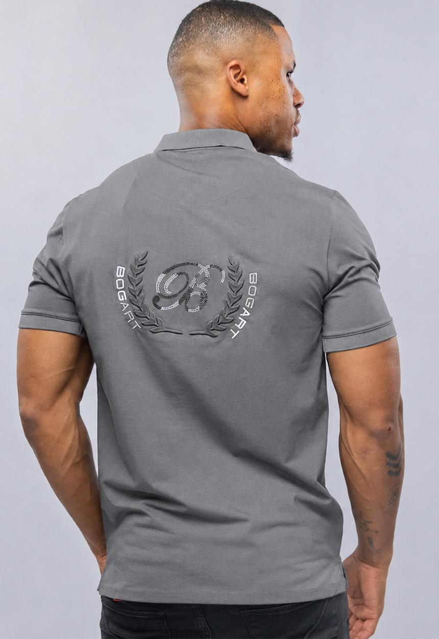 Bogart Man - Bogart casual cool golfer polo - grey