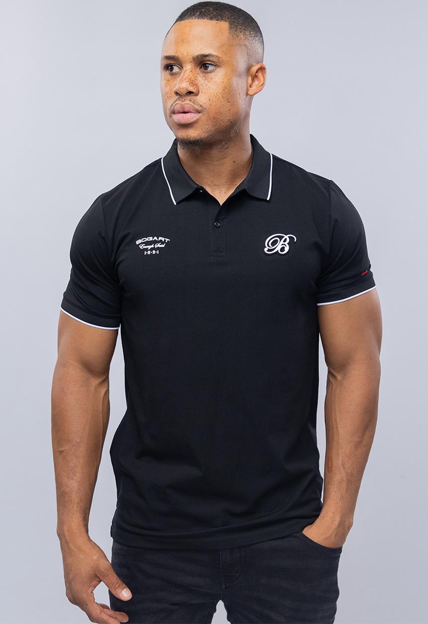 Bogart Man - Bogart golfer polo - black