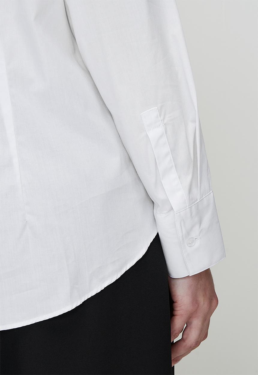 POLO - Plus wmn jamie ls shirt - white