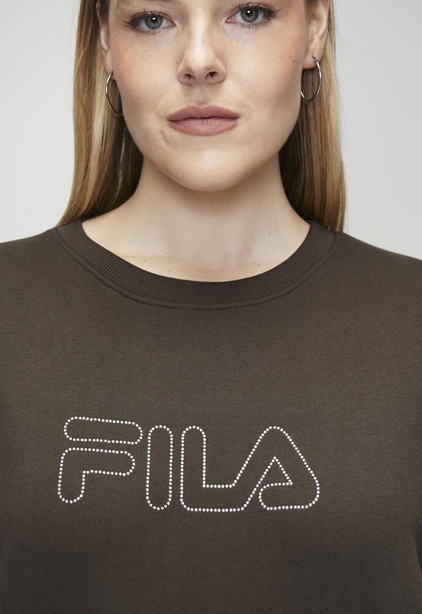 FILA - Plus Diva Sweatshirt - Chocolate Martini