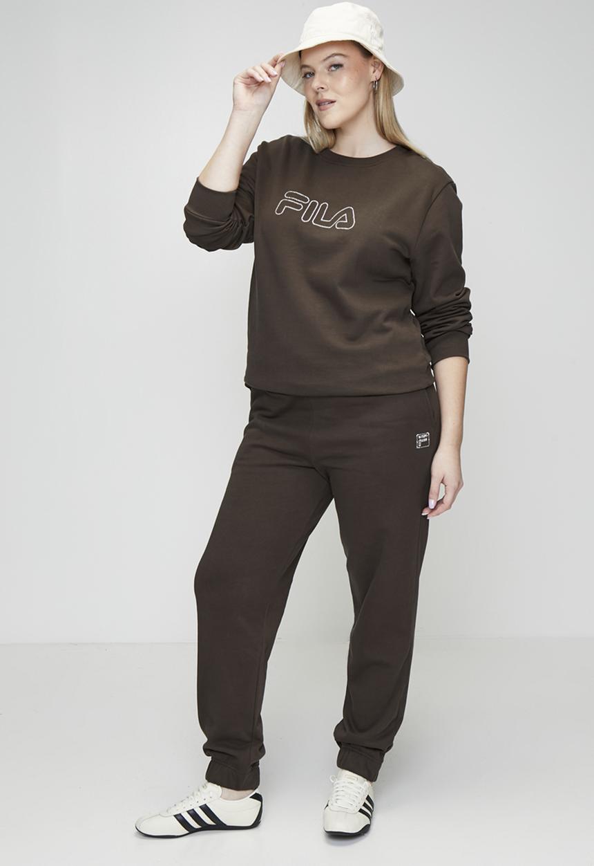 FILA - Plus Diva Sweatshirt - Chocolate Martini
