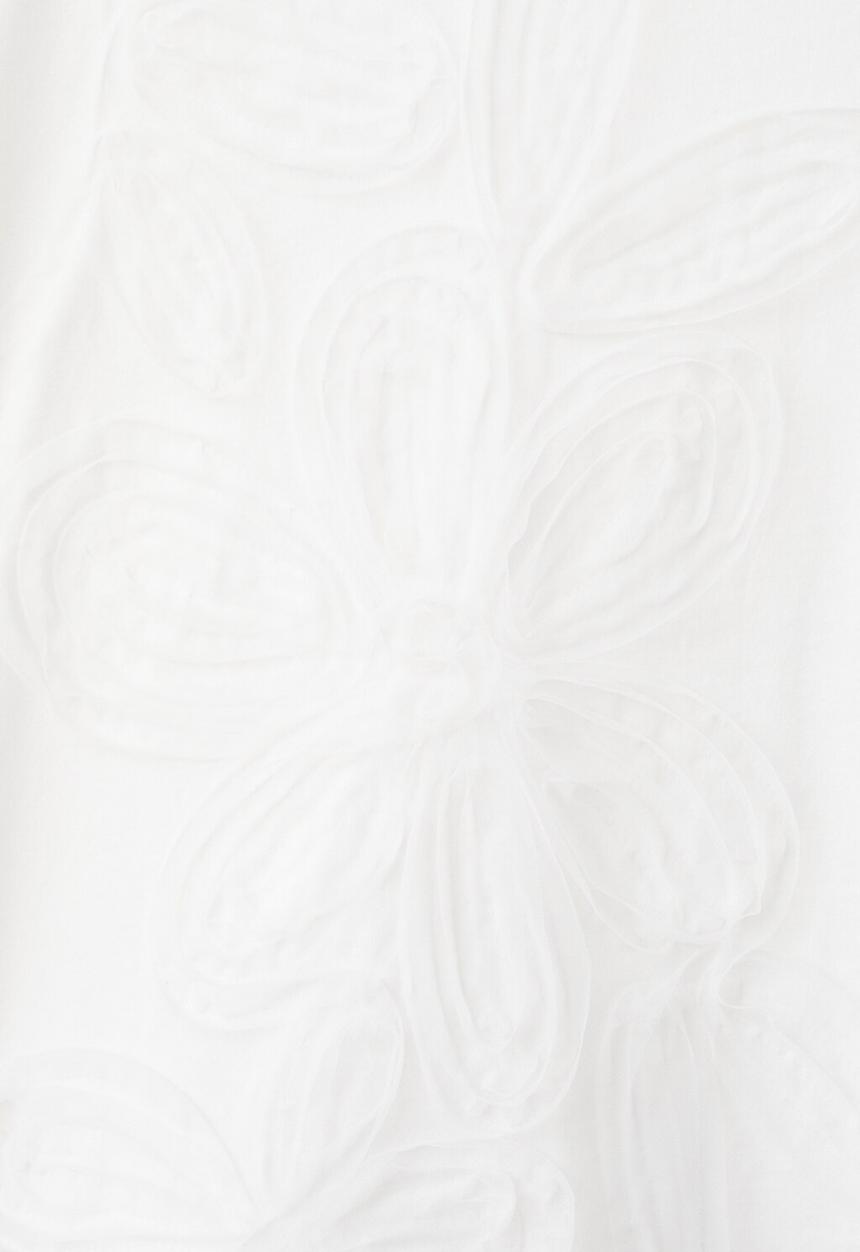 MANGO - T-shirt jazmin - natural
