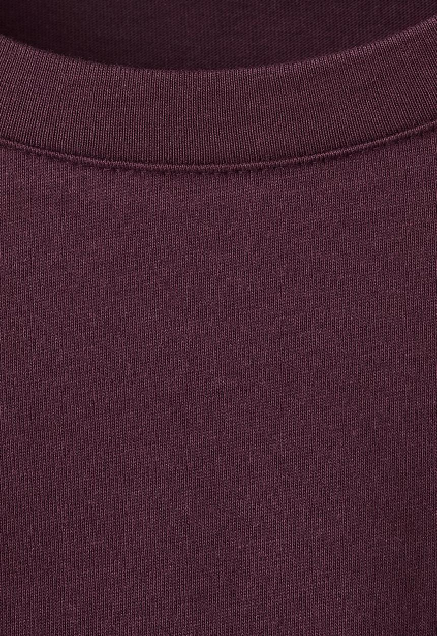 MANGO - T-shirt jazmin - dark red