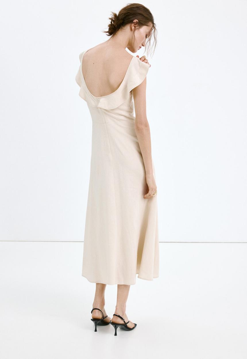 MANGO - Dress vola - light/pastel brown