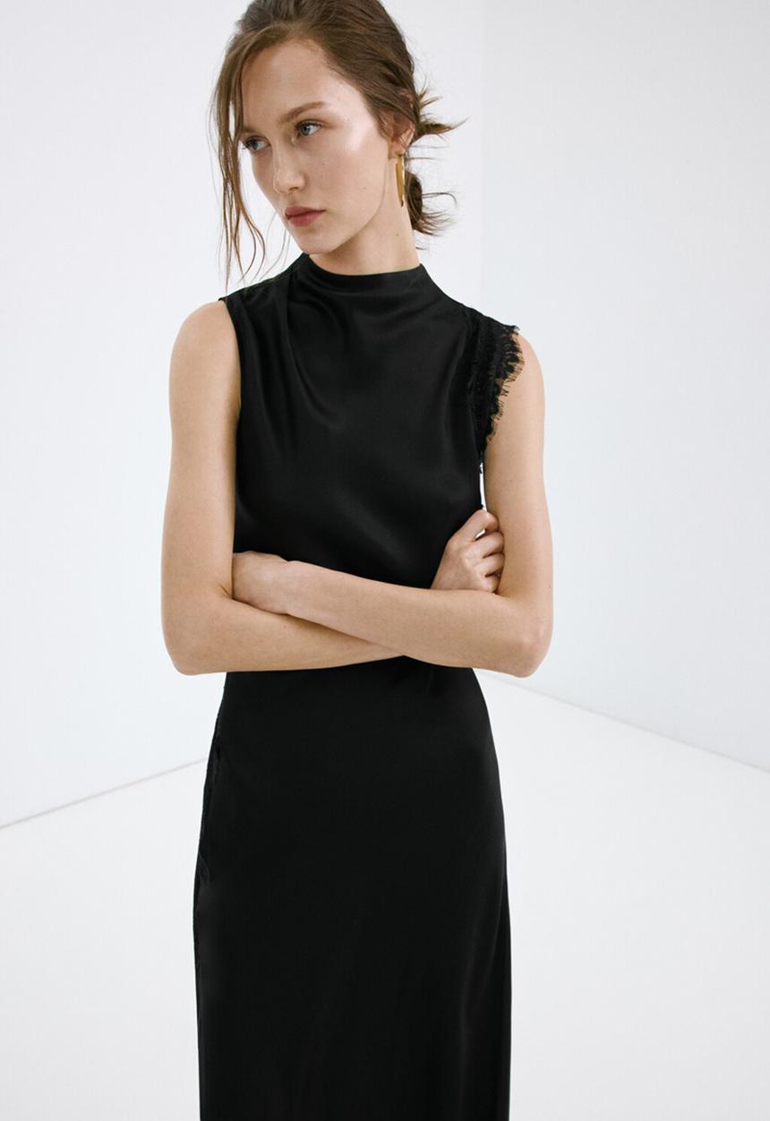 MANGO - Dress madda - black