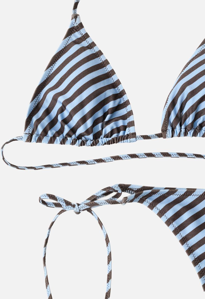 MANGO - Bikini top mileto- light/pastel blue
