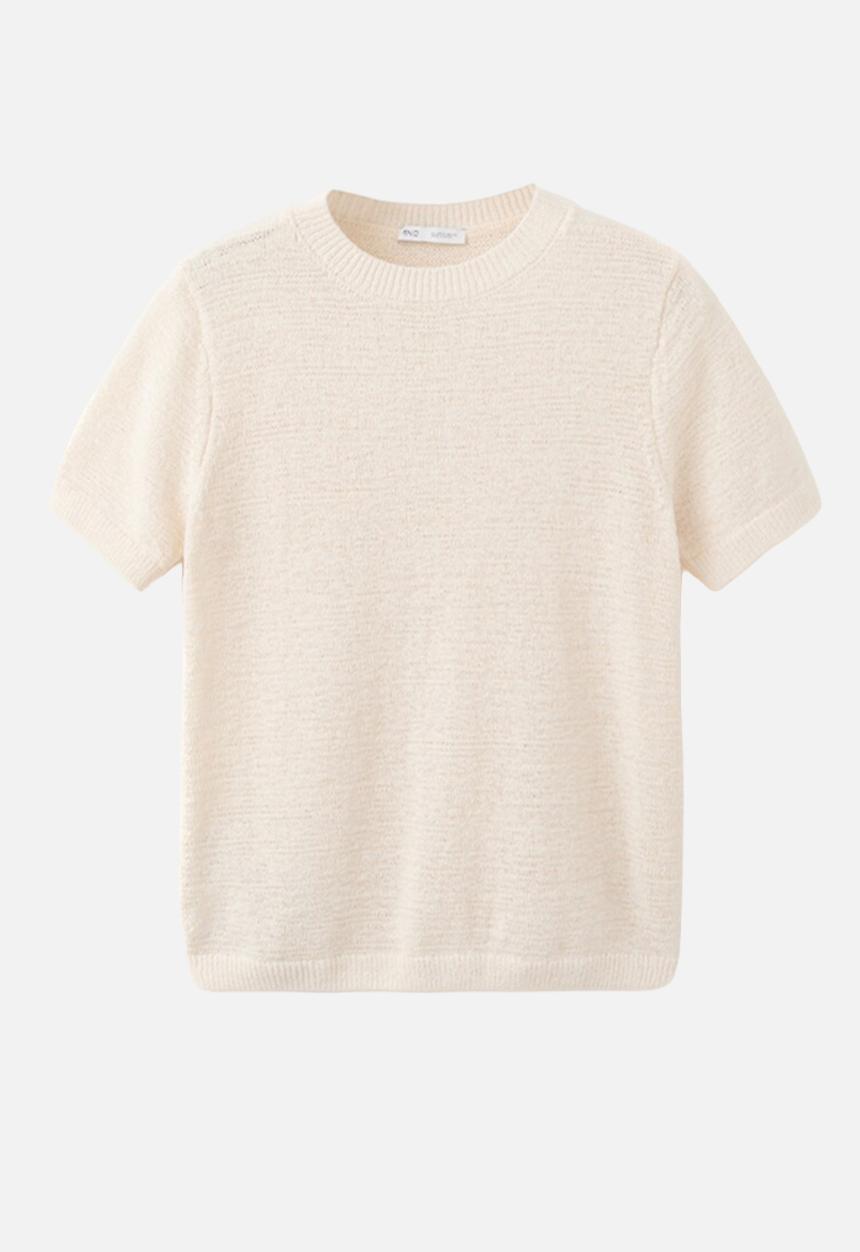 MANGO - Sweater madeana - light beige