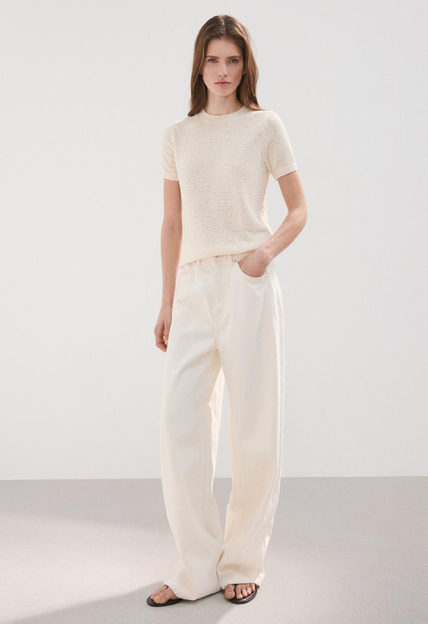 MANGO - Sweater madeana - light beige