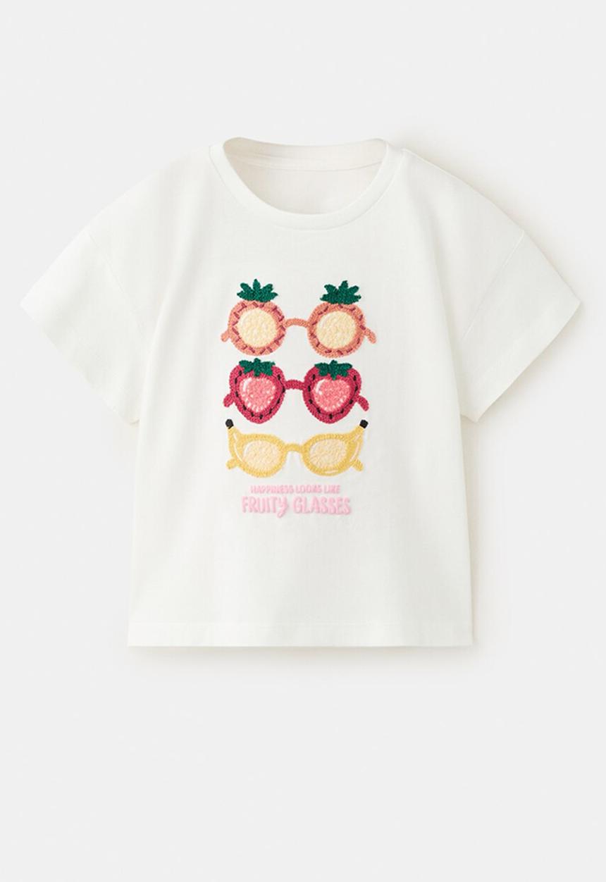 MANGO - T-Shirt Glasses - Natural