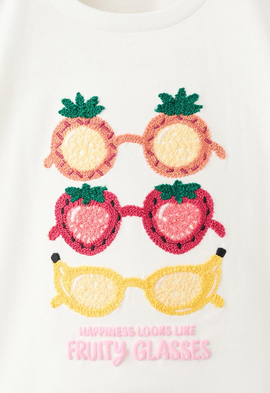 MANGO - T-Shirt Glasses - Natural