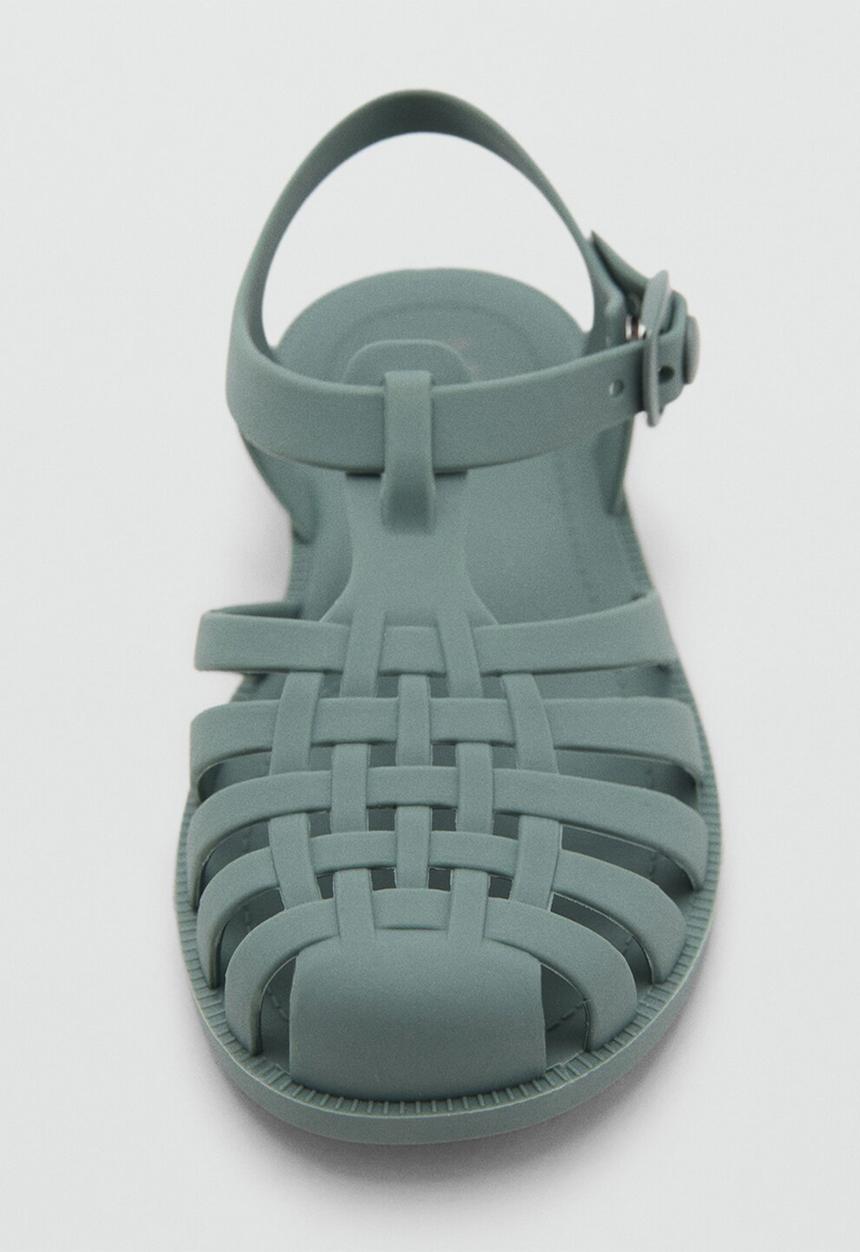 MANGO - Fisherman sandal - Petrol Blue
