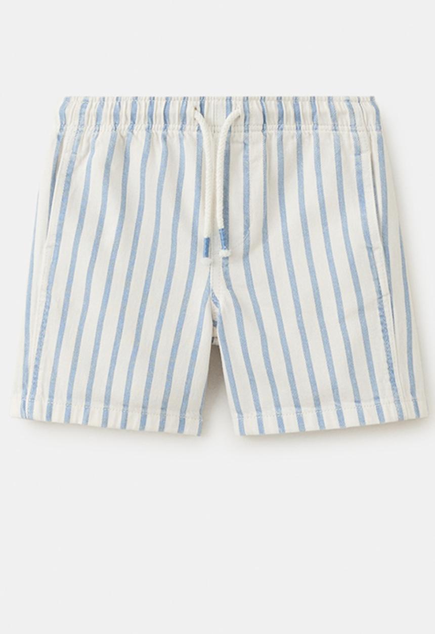 MANGO - Bermudas Lemon - Light/Pastel Blue
