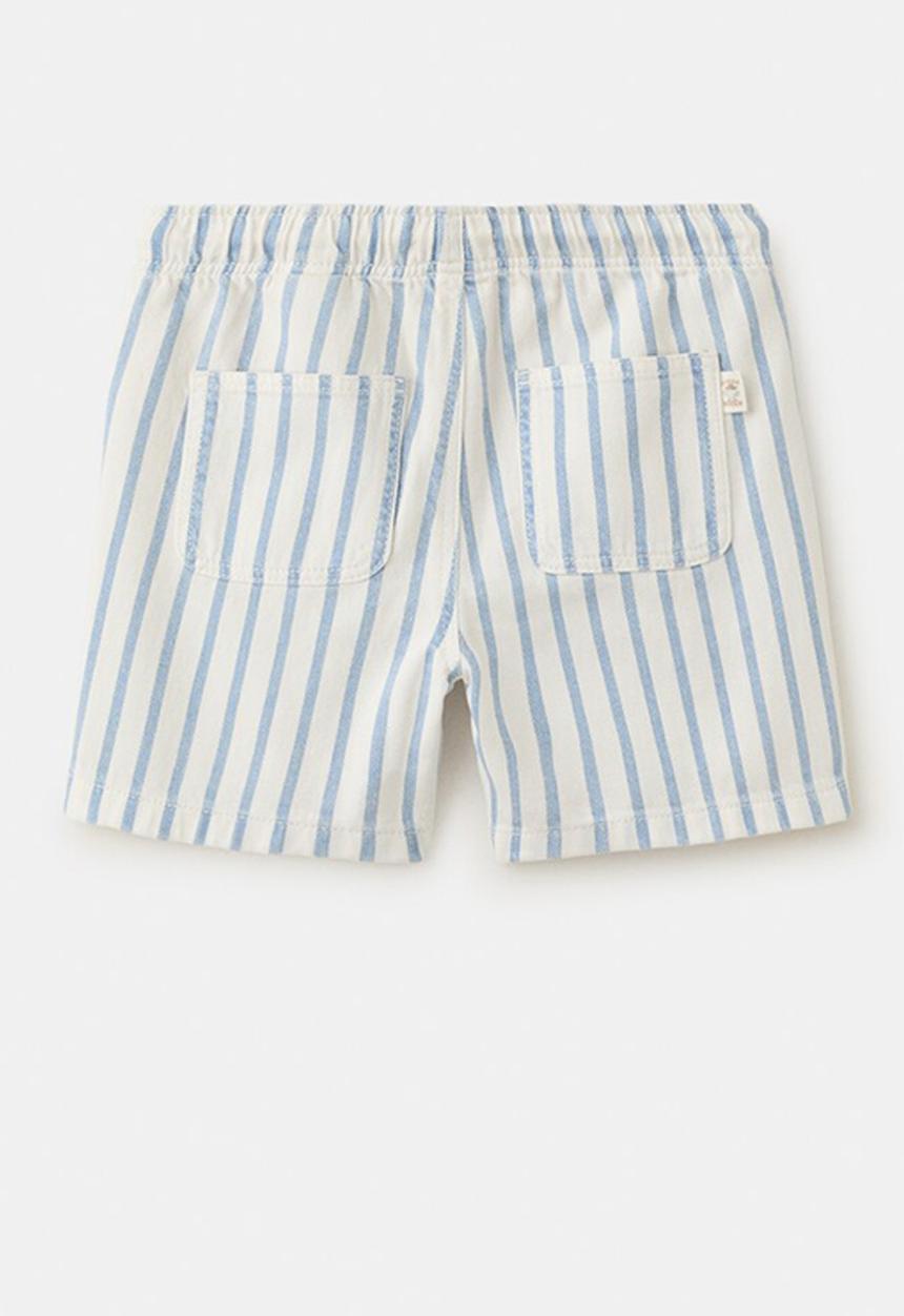 MANGO - Bermudas Lemon - Light/Pastel Blue