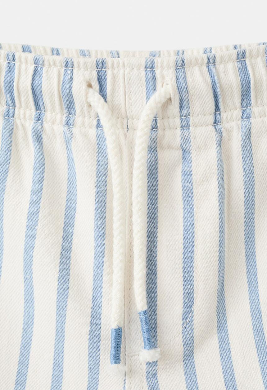 MANGO - Bermudas Lemon - Light/Pastel Blue