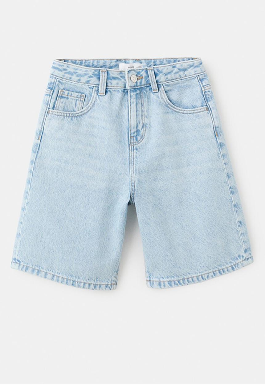 MANGO - Bermudas Baggy - Open Blue