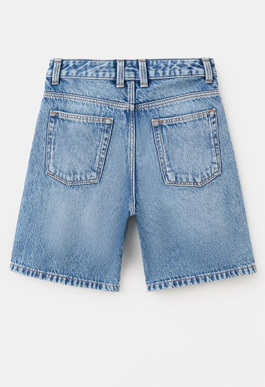 MANGO - Bermudas Baggy - Blue