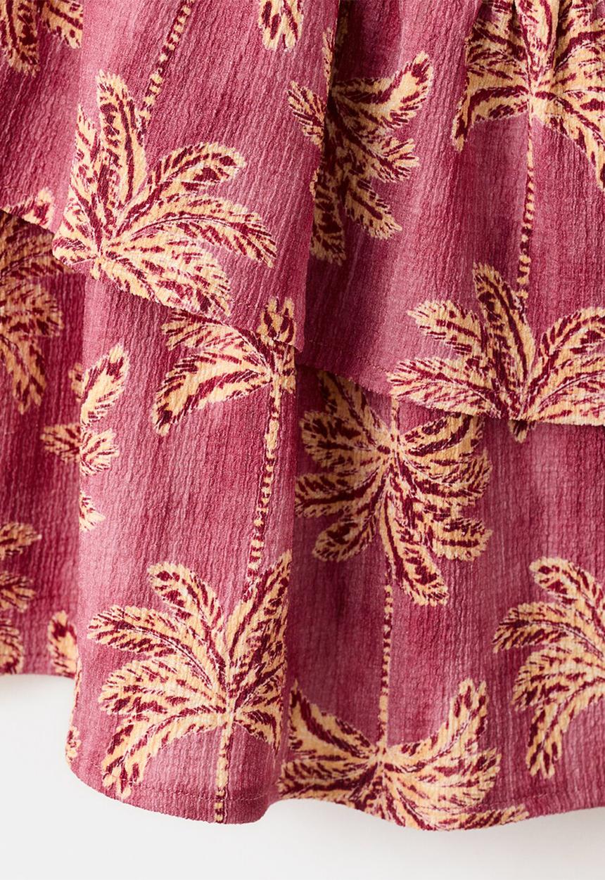 MANGO - SKIRT MUSASET - Medium Pink