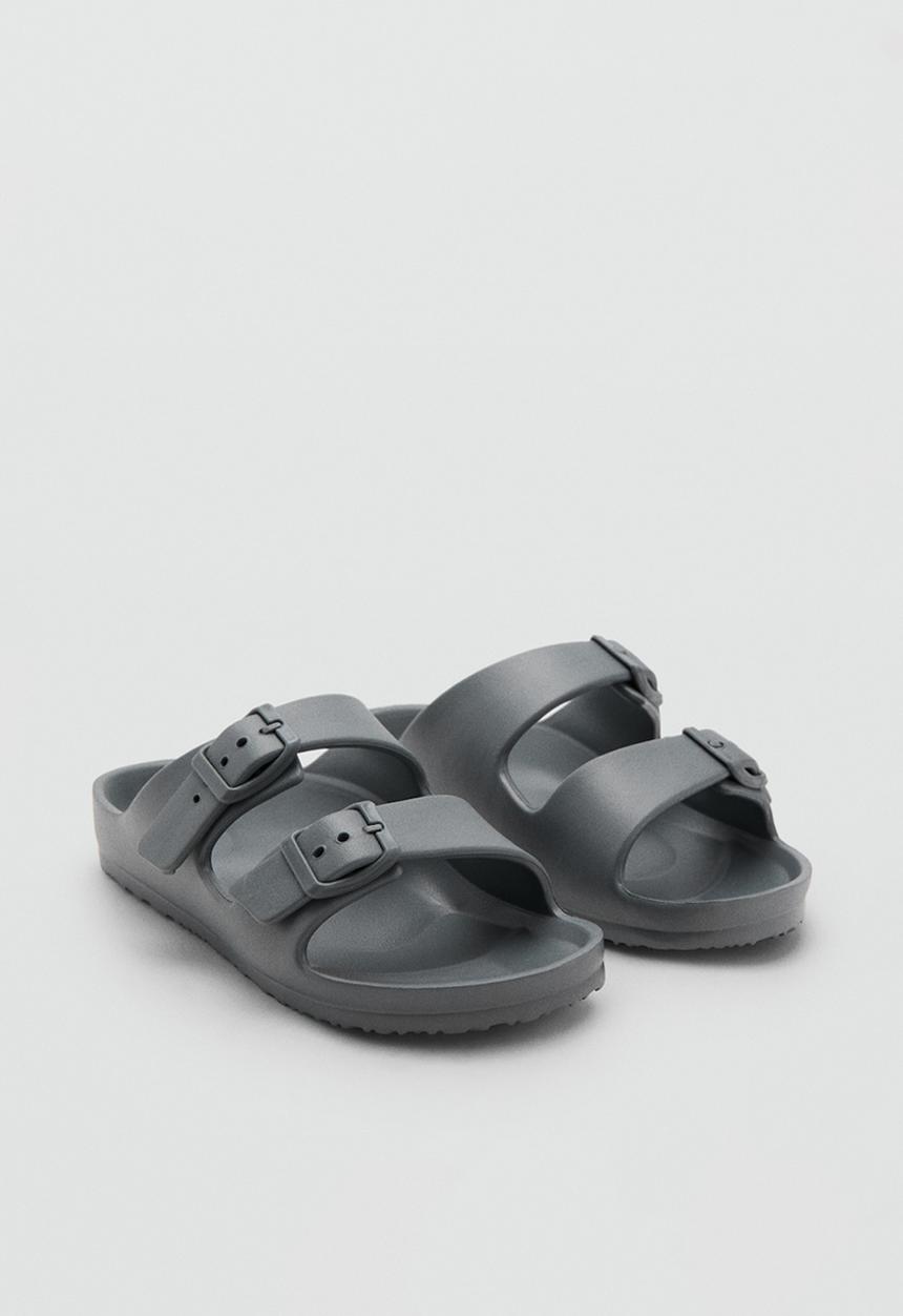 MANGO - Beach Shoes Paua - Charcoal 1