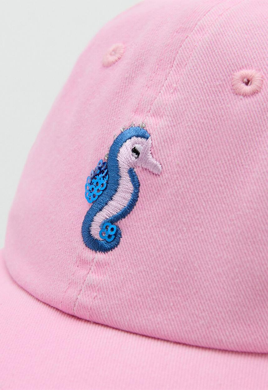 MANGO - Cap SEAHORSE - Pink
