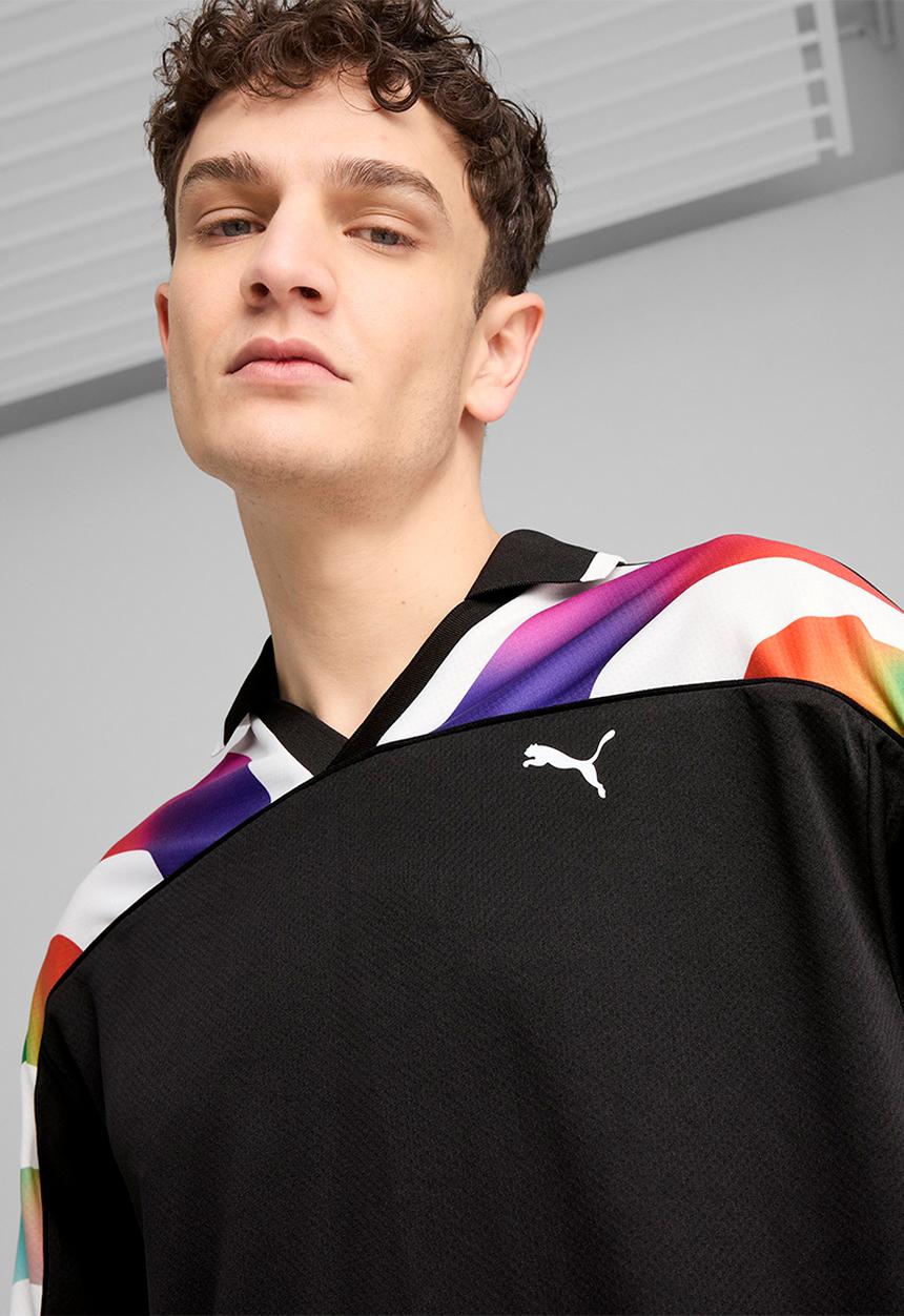 PUMA - Equal love confederation football jersey - black