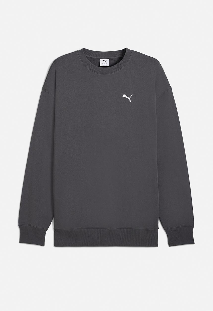 PUMA - Wardrope ESS Relaxed Crew TR Sweatshirt- Dusky Grey