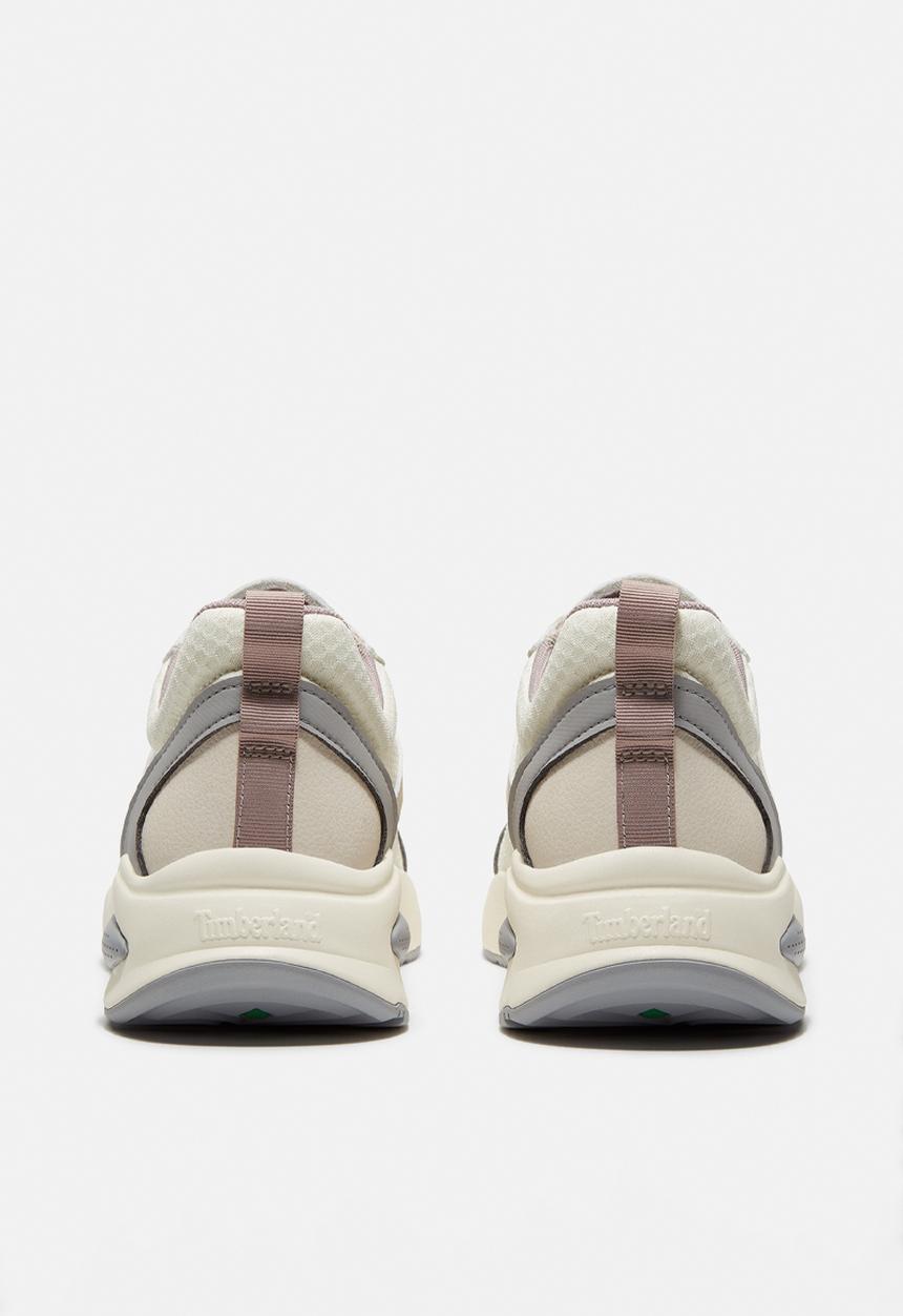 Delphiville low lace up sneaker - natural mesh