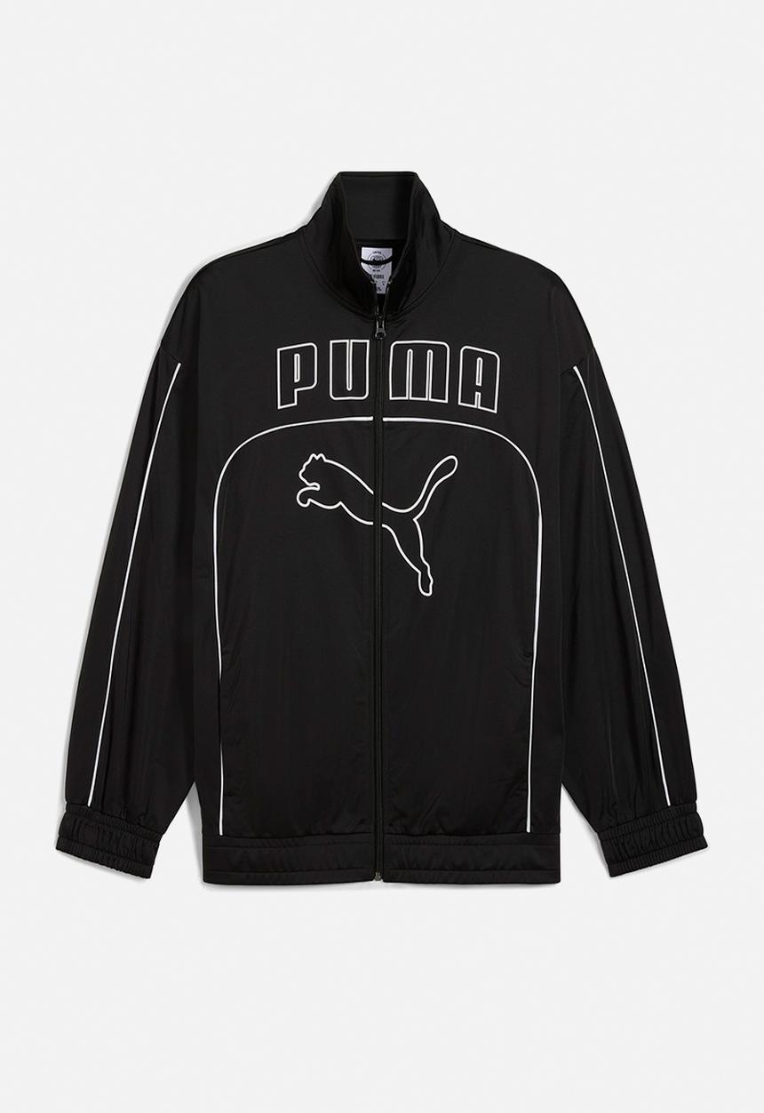 Future.puma.archive relaxed track jacket - black