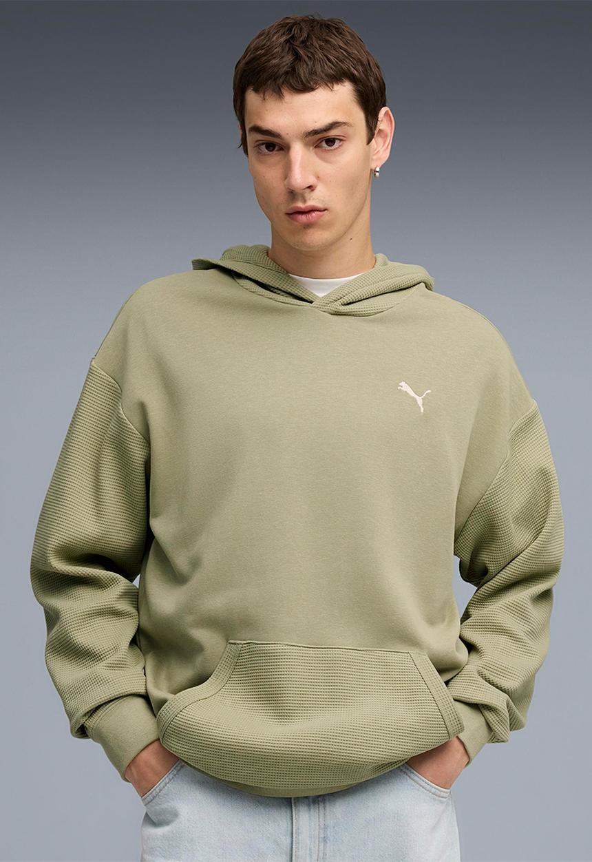 PUMA - Puma class Relaxed Pinnacle Hoodie TR Lu - green