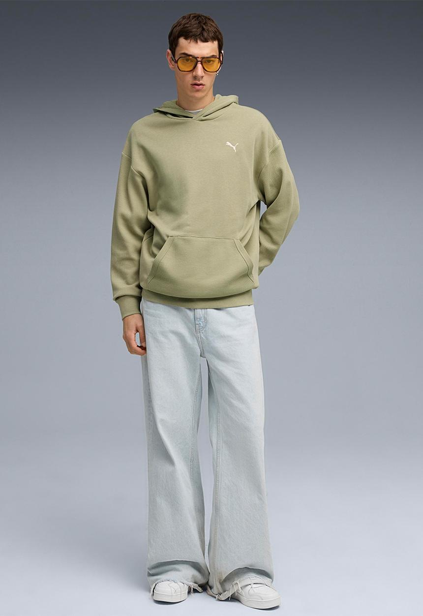 PUMA - Puma class Relaxed Pinnacle Hoodie TR Lu - green