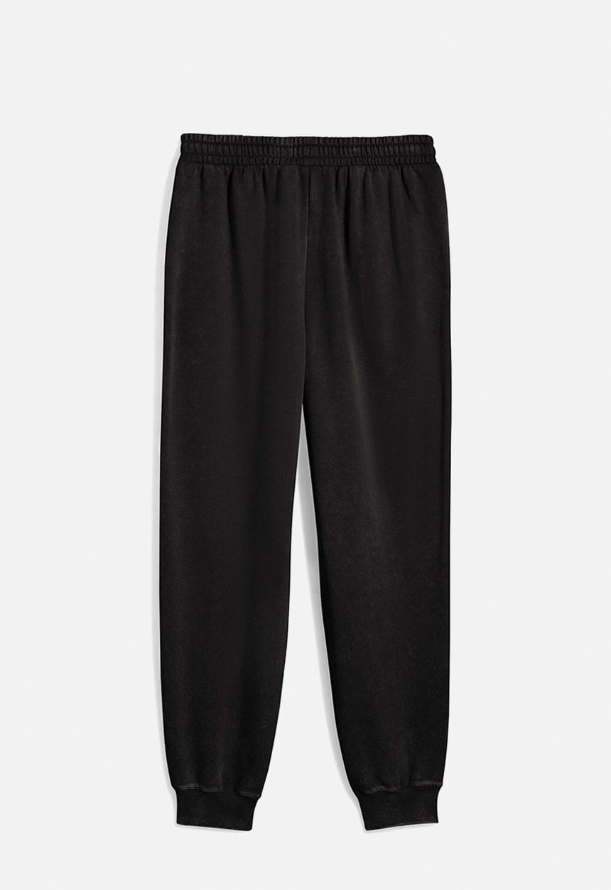PUMA - Ess elevated Relaxed Wash Sweatpants FL - black