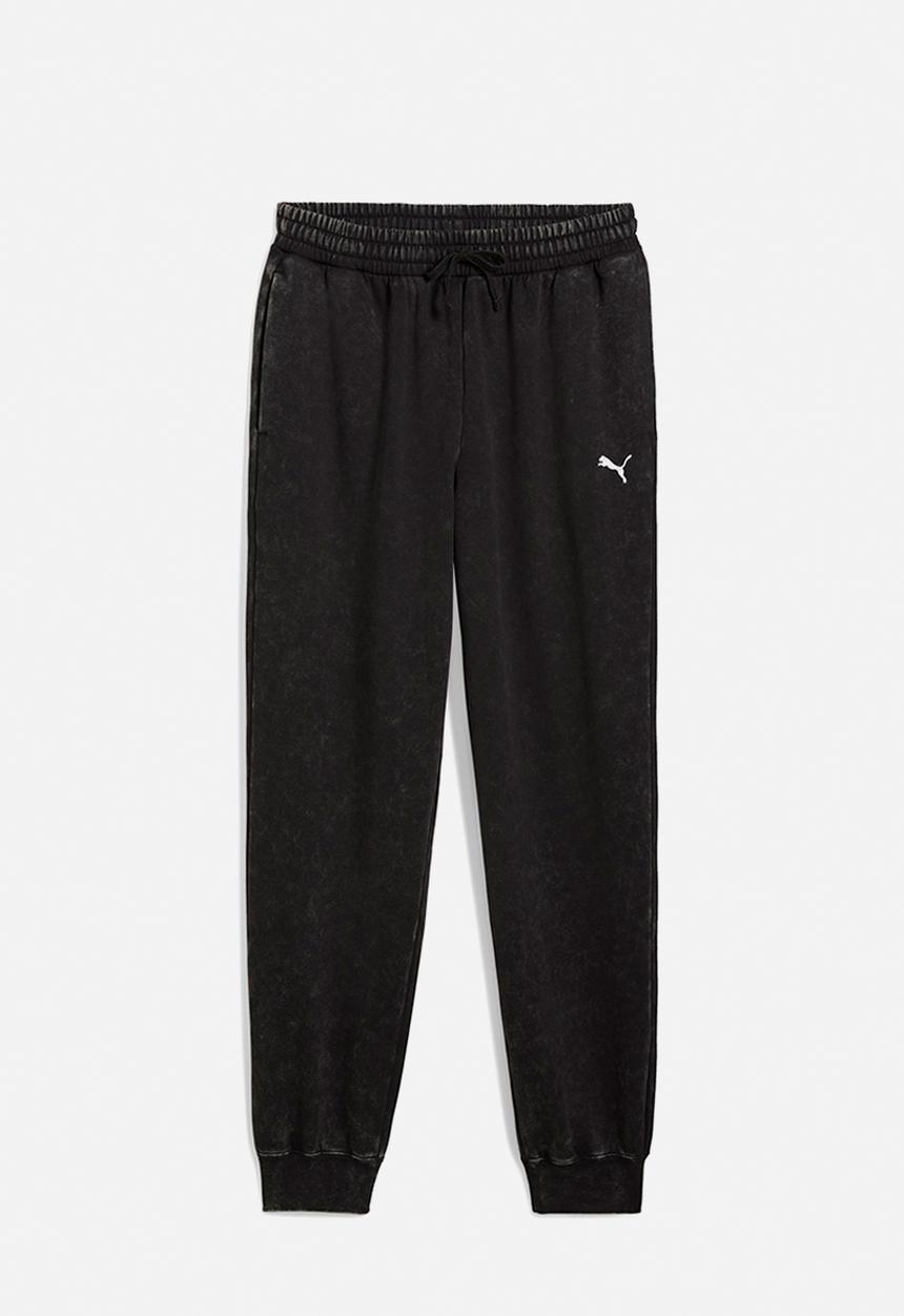 PUMA - Ess elevated Relaxed Wash Sweatpants FL - black