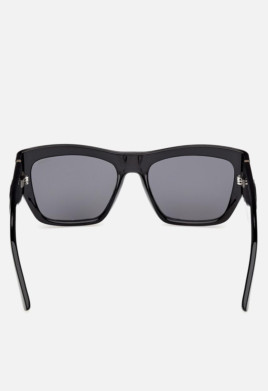 GUESS - Square Shape Sunglasses 54 mm - Shiny Black