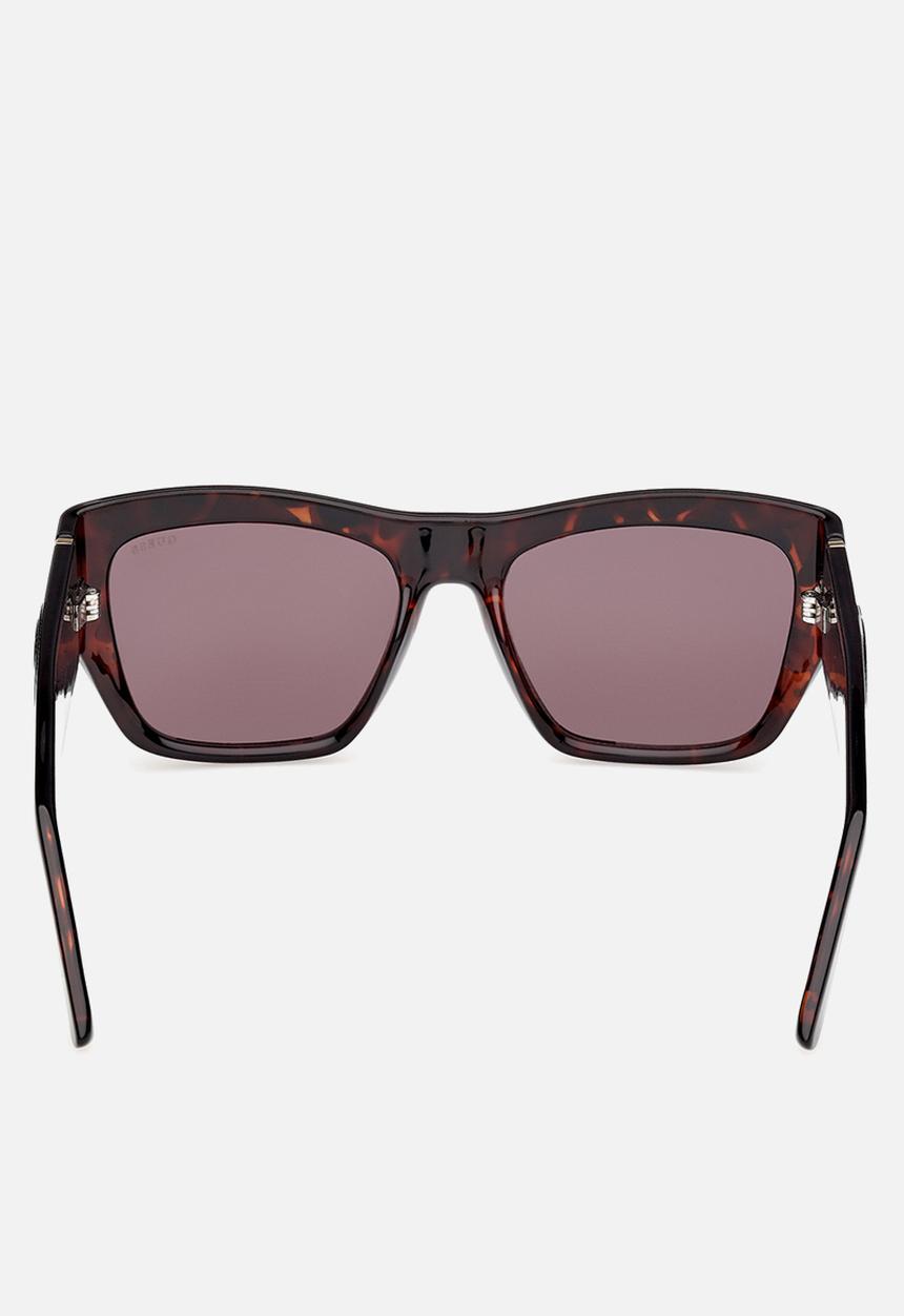 GUESS - Square Shape Sunglasses 54 mm - Dark Havana