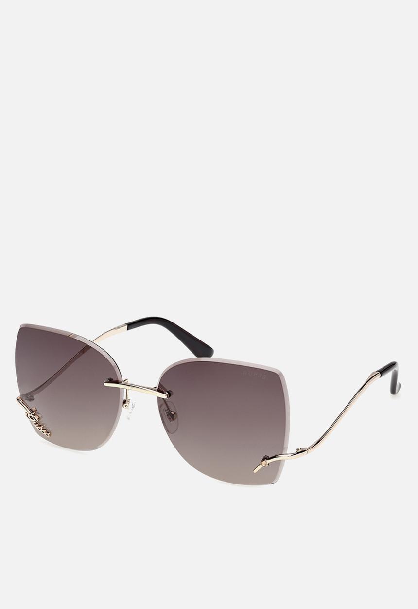 GUESS - Square Shape Sunglasses 60 mm - Gold