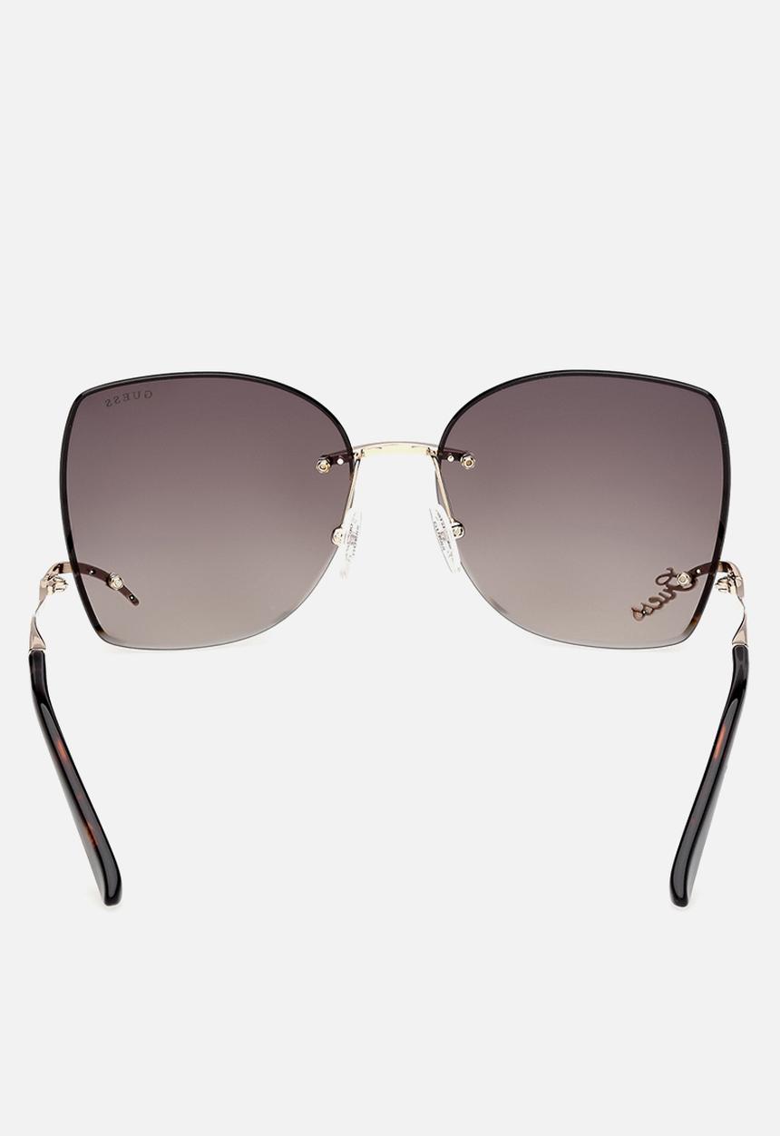GUESS - Square Shape Sunglasses 60 mm - Gold