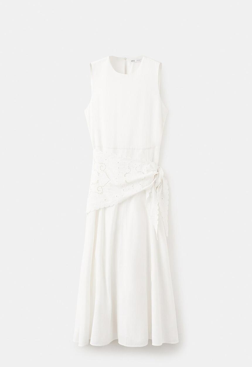 MANGO - Dress scarf2 - light beige