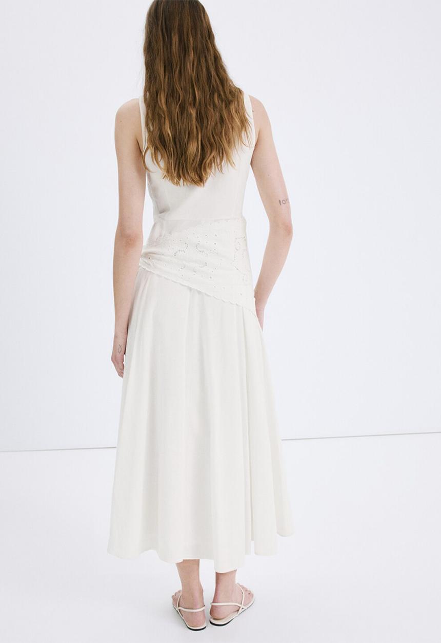 MANGO - Dress scarf2 - light beige