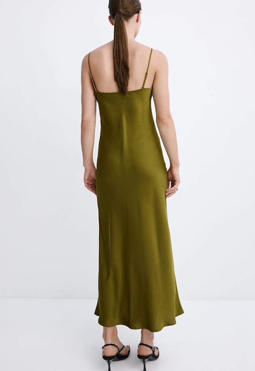 MANGO - Dress easy - green