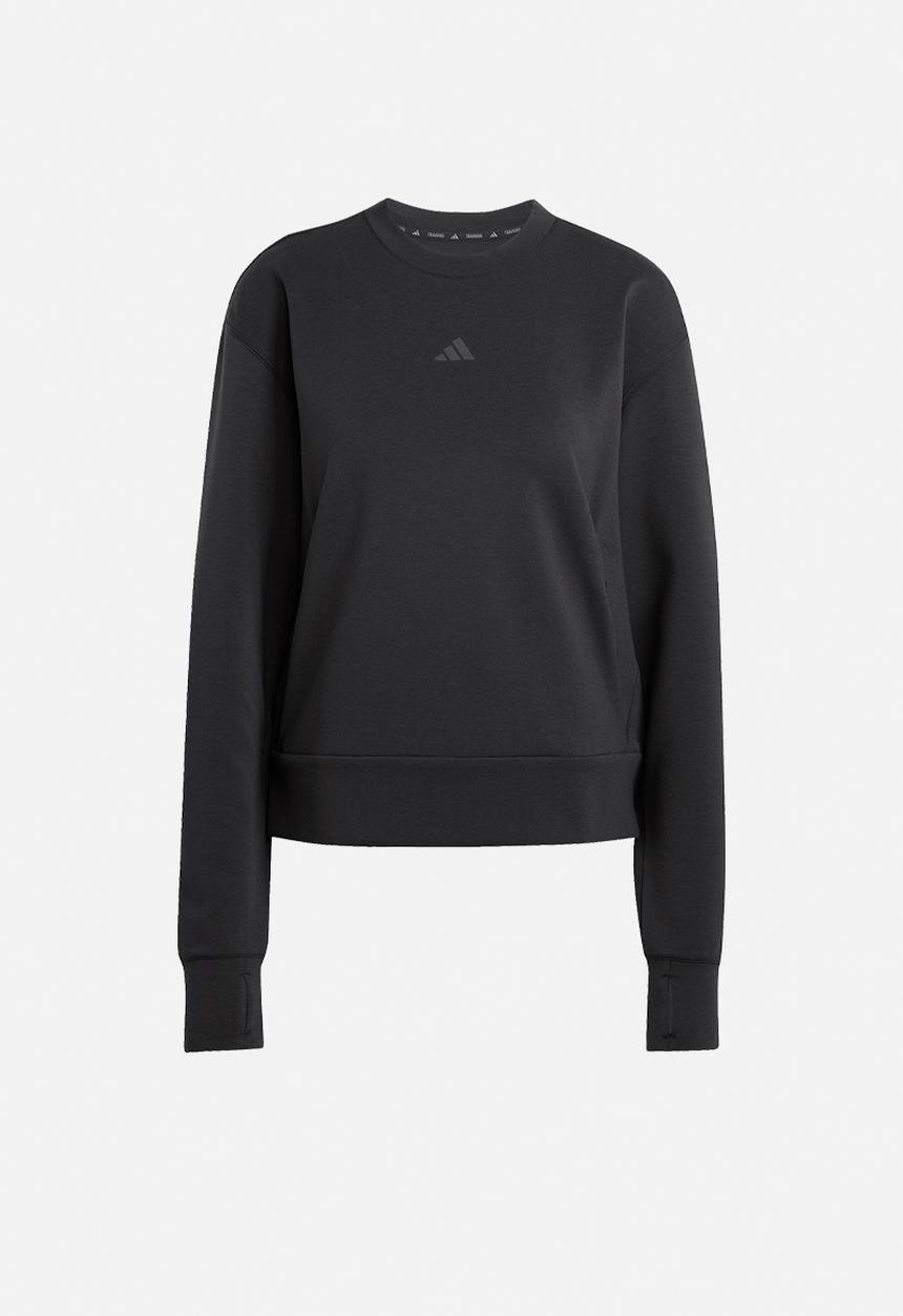 adidas Performance - D4T KNIT CREW - black
